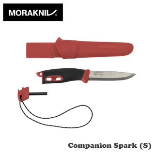 【速捷戶外】瑞典MORAKNIV 直刀(附打火石)紅 Companion Spark 13571， 登山/露營/野炊