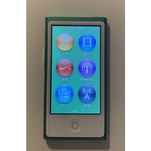 八成五新｜蘋果 iPod nano 7 16G 綠色