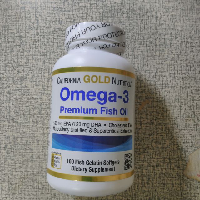 California Gold Nutrition魚油100顆，美國製