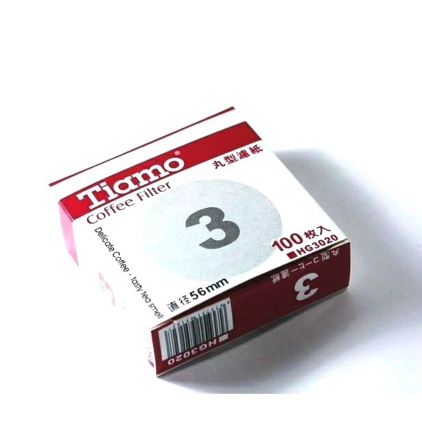 Tiamo 3號 丸型 濾紙 圓形 冰滴咖啡 摩卡壺 HG3020︱Click Buy＠可立買