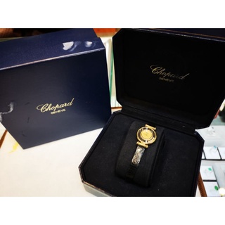 (新貨到)Chopard 蕭邦 Happy Diamond 快樂鑽 5顆跑鑽 18黃K金 手錶