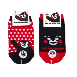 【買一送一】KUMAMON熊本熊直版襪 15-21cm/22-24cm [顏色隨機]