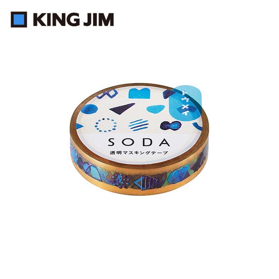 KING JIM Hitotoki Soda透明PET卷狀膠帶/ 10MM/ 形狀/ CMT10-003 eslite誠品