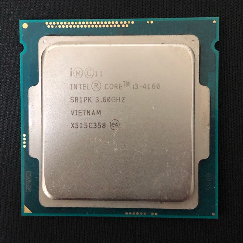 Intel cpu i3 4160 腳位1150 拆機良品