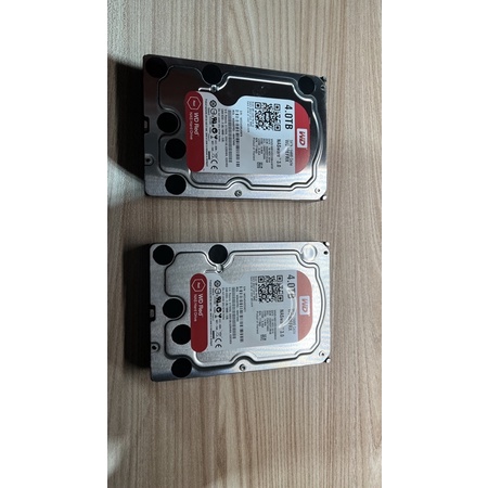 WD 紅標NAS硬碟（WD40EFRX)4T *2顆