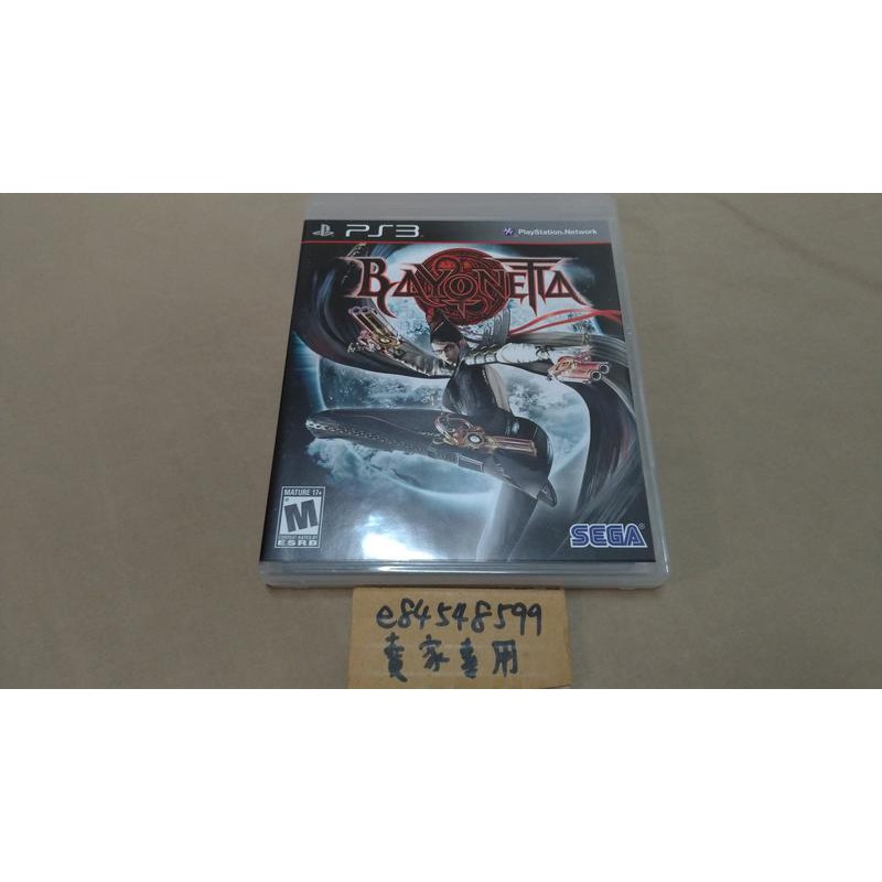 PS3 魔兵驚天錄 Bayonetta 英文版 無中文 二手良品