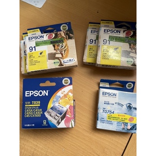 epson 91n 黃色 / epson t0754 黃色 / epson t039 過期品 售出不退 出清