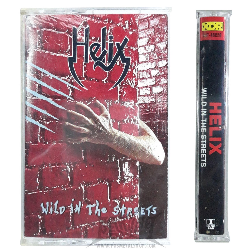 Helix-Wild In The Streets 老懷舊錄音帶 音樂卡帶 重金屬樂團 搖滾