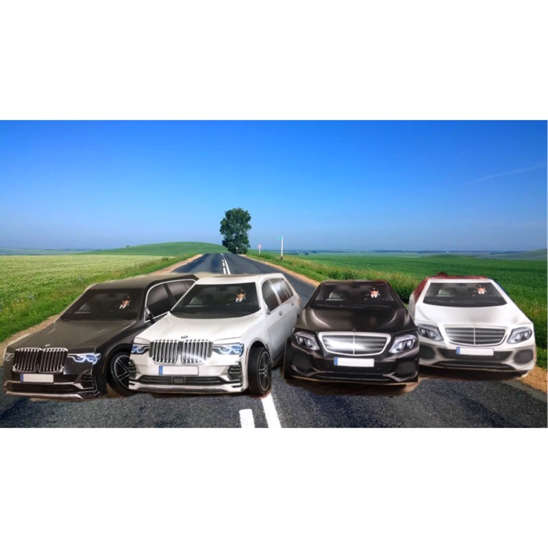 台製賓士300/BMW X7/法拉力/藍寶堅尼/range rover/瑪莎拉蒂/賓利紙紮跑車
