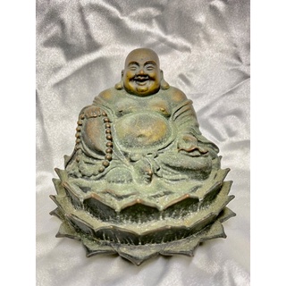 🙏結緣品🙏和氣生財 大肚彌勒佛銅像