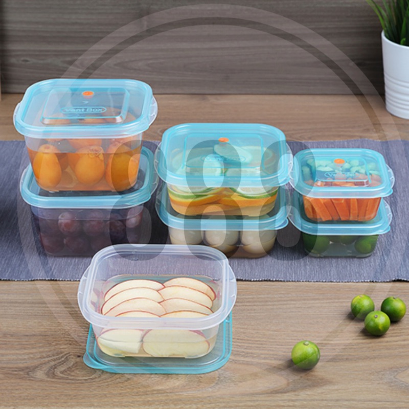 *🦀️ 聯府 KEYWAY VBS9703 3入 易廚樂 方型 塑膠 食物 保鮮盒