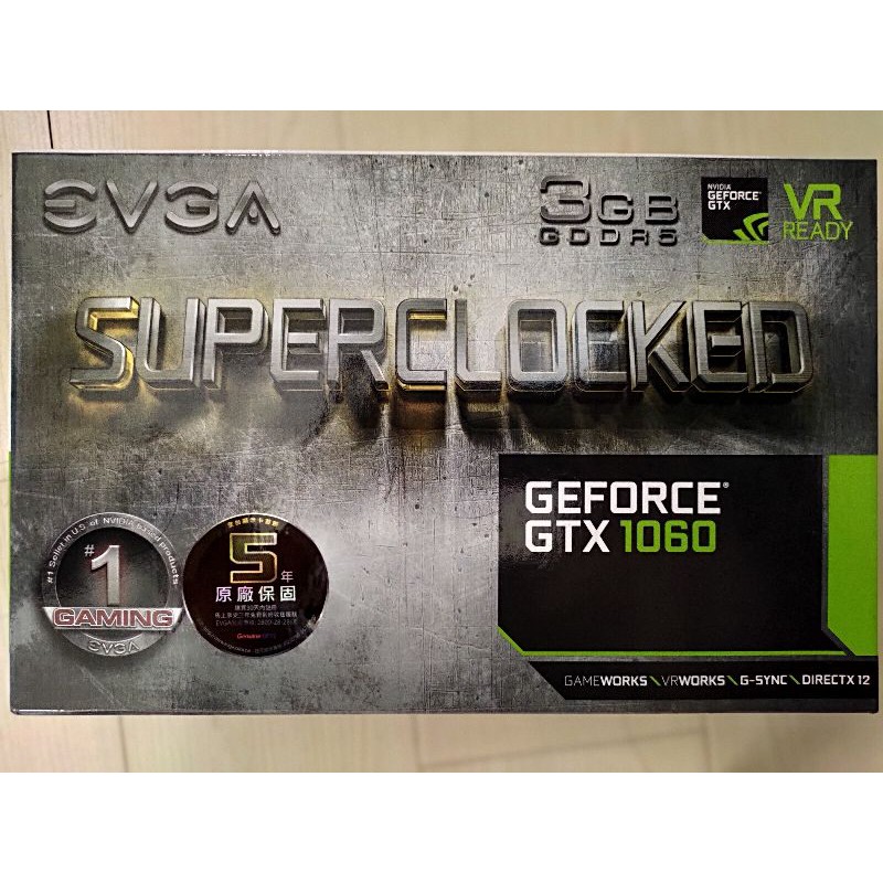 二手 艾維克 EVGA 1060 SC 3G 低功耗小卡 保固中