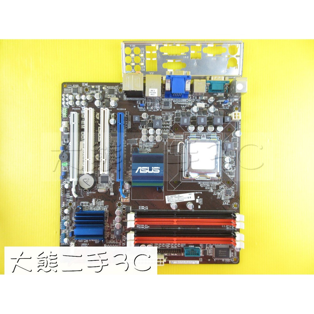 ☎TAT 【大熊二手3C】主機板 775 ASUS P5Q-EM DO/BP5268/BP Q45 D3 X4500(6