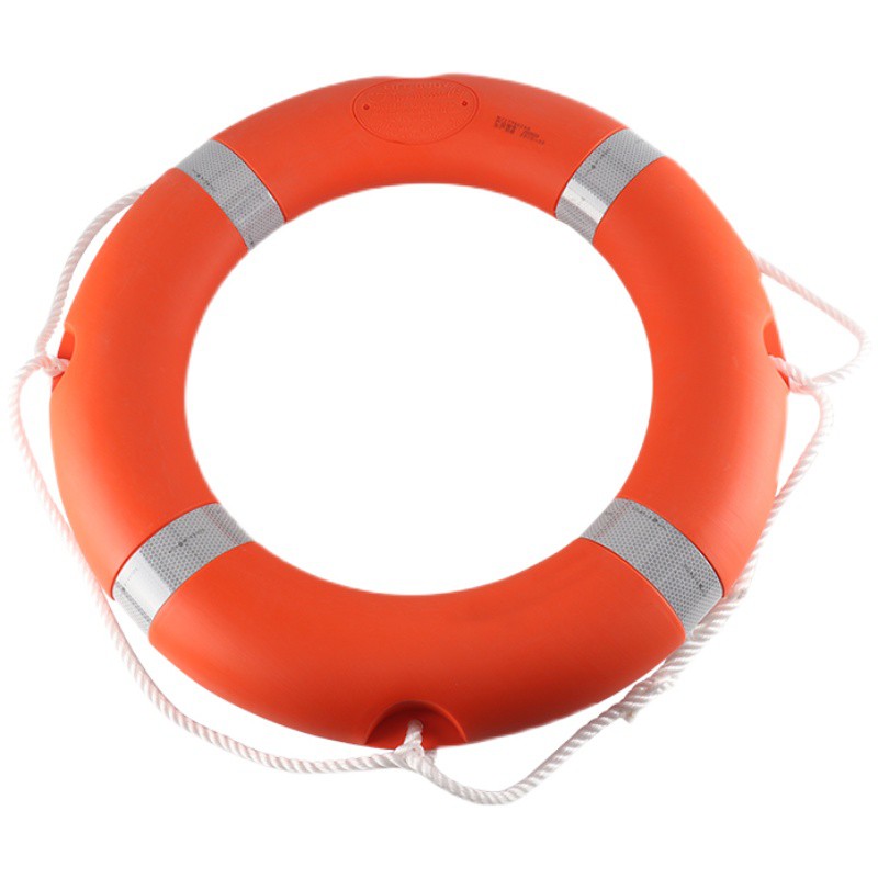 救生圈（tmx-1）塑料船用 聚乙烯復合救生圈 2.5kg游泳圈 - 紅色