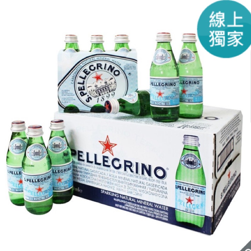 San Pellegrino 聖沛黎洛 天然氣泡水 250毫升 X 24瓶 好市多 costco