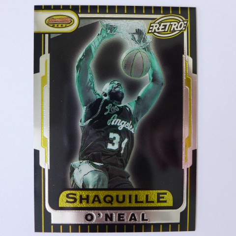 ~ Shaquille O'Neal ~名人堂/俠客/大白鯊/歐尼爾 1997年.金屬設計.NBA特殊卡