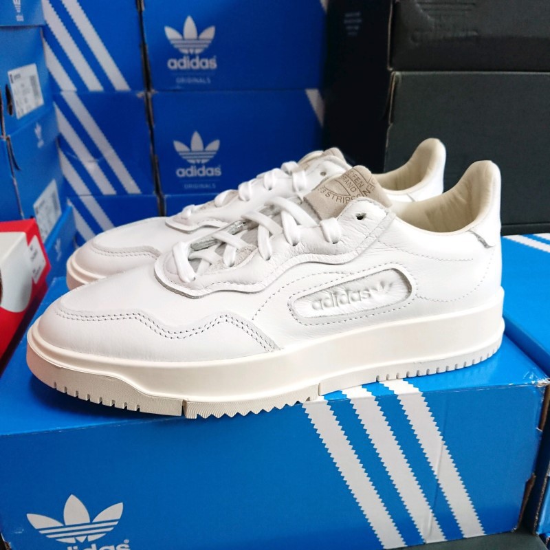 Adidas super court shop premiere white