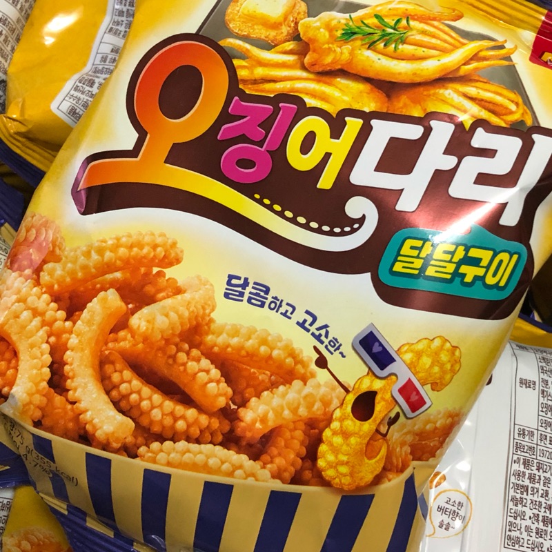 韓國蜂蜜奶油魷魚餅乾 榕諳
