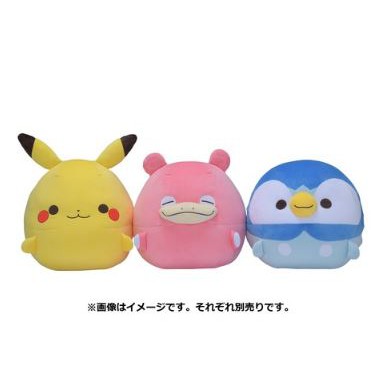 【小茉莉】日本代購Pokémon Center寶可夢中心限定-大絨毛枕 むぎゅっ～皮卡丘 呆呆獸 波加曼