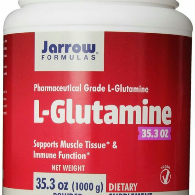 美國 Jarrow Formulas 顧他命L-Glutamine 左旋麩醯胺酸 35.3oz (1000g)