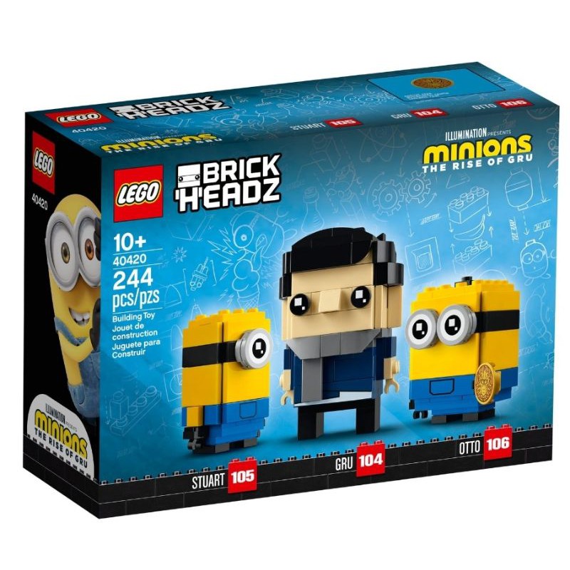 【ToyDreams】LEGO BrickHeadz 40420 小小兵2 格魯的崛起 Gru,Stuart,Otto