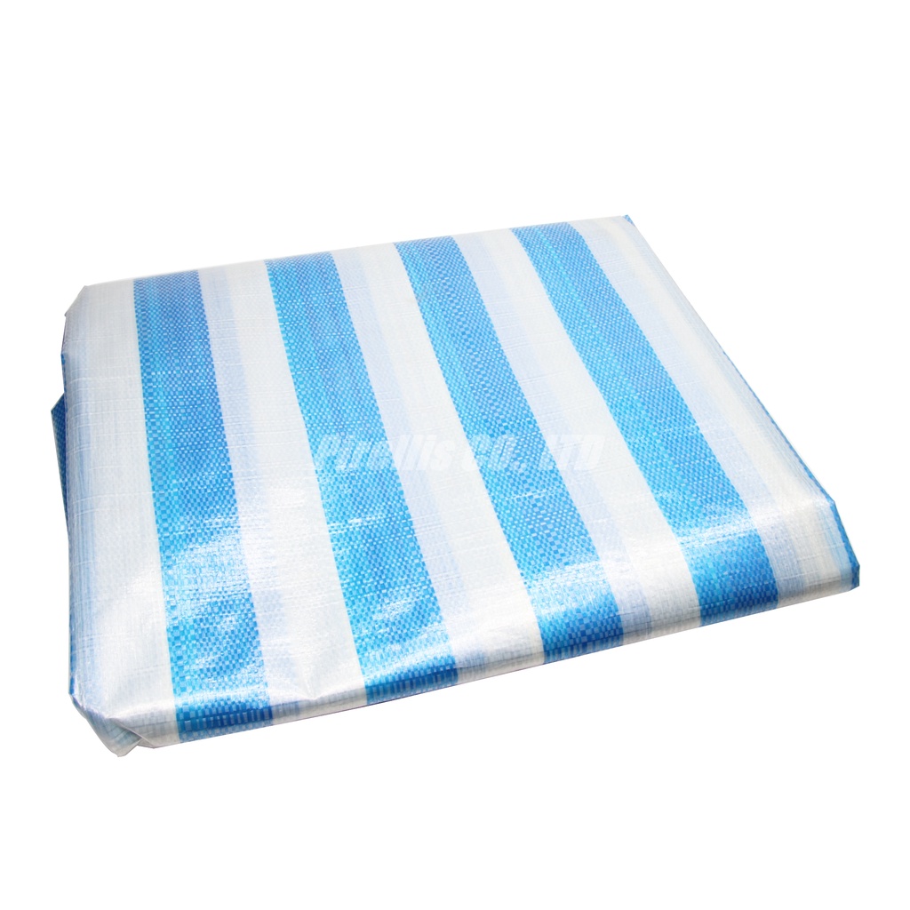 【南陽貿易】【厚款】藍白 條帆 18-24尺 雨帆 帆布 藍白帆 遮雨布