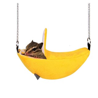 蜜袋鼯 松鼠 倉鼠 水果香蕉造型 小動物保暖吊床