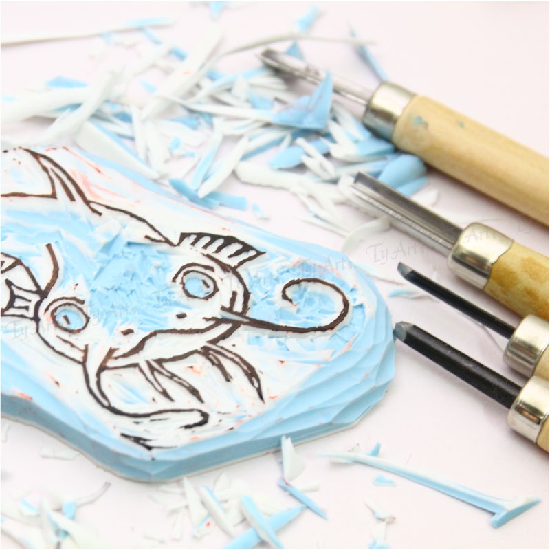 同央美術網購超好刻雙色雕刻用橡皮擦橡皮章印章a4大小10x15cm 明信片大小隨機出貨厚度約0 8cm 蝦皮購物