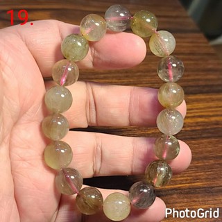 福祿壽 兔毛水晶 彩兔毛 手鍊 手環 手珠 11mm+ 天然❤水晶玉石特賣#C352-9