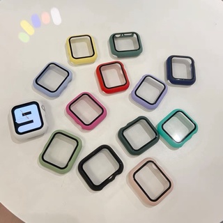 蘋果手錶系列鋼化玻璃錶殼 7 6 5 4 3 2 Se 41mm 45mm 40mm 44mm 38mm 42mm iW