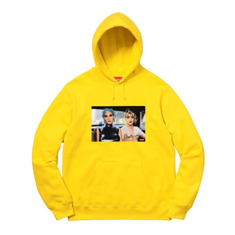 Supreme x NAN GOLDIN Hooded Sweatshirt yellow 帽T 聯名