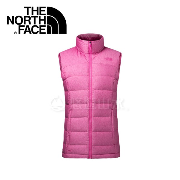 【The North Face 女款 700fP 羽絨背心《粉》】3651BA0/保暖背心/內搭背心/悠遊山水