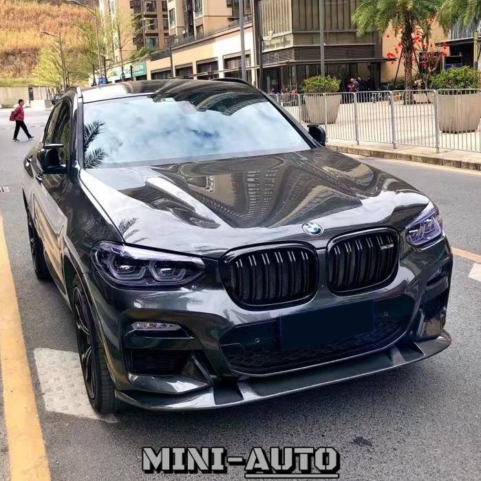 MINI-AUTO☑️ BMW X3 X4 3D樣式 碳纖維前下巴 前下擾流套件 M版 G01/G02 2019＋ 副廠