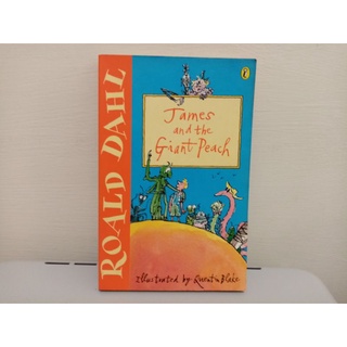 我珍愛的二手英文書 ROALD DAHL JAMES AND THE GIANT PEACH #390