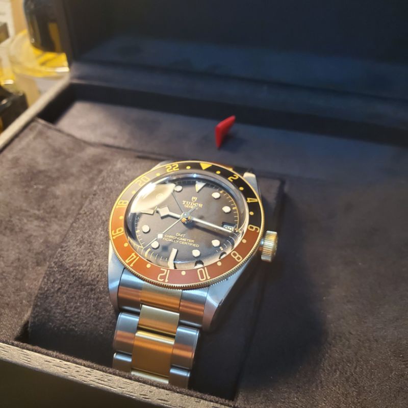 TUDOR Black Bay GMT帝舵半金沙士圈 S&GM79833MN-0001