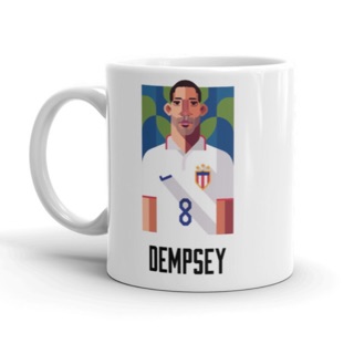 FIFA世界盃足球 Clint Dempsey 鄧普西 11oz馬克杯(345ml) 美國隊
