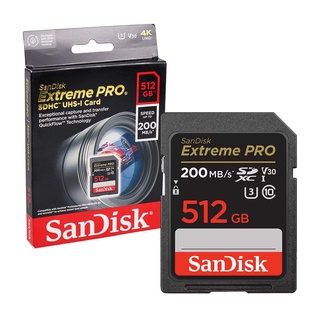 閃迪 SanDisk 512GB Extreme PRO SDXC UHS-I 記憶卡 - 200MB/s(平行進口)
