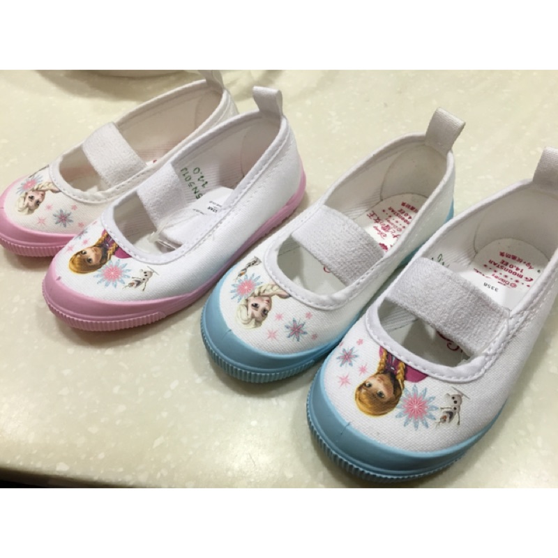 冰雪奇緣 Moonstar 兒童室內鞋 全新 日本製造