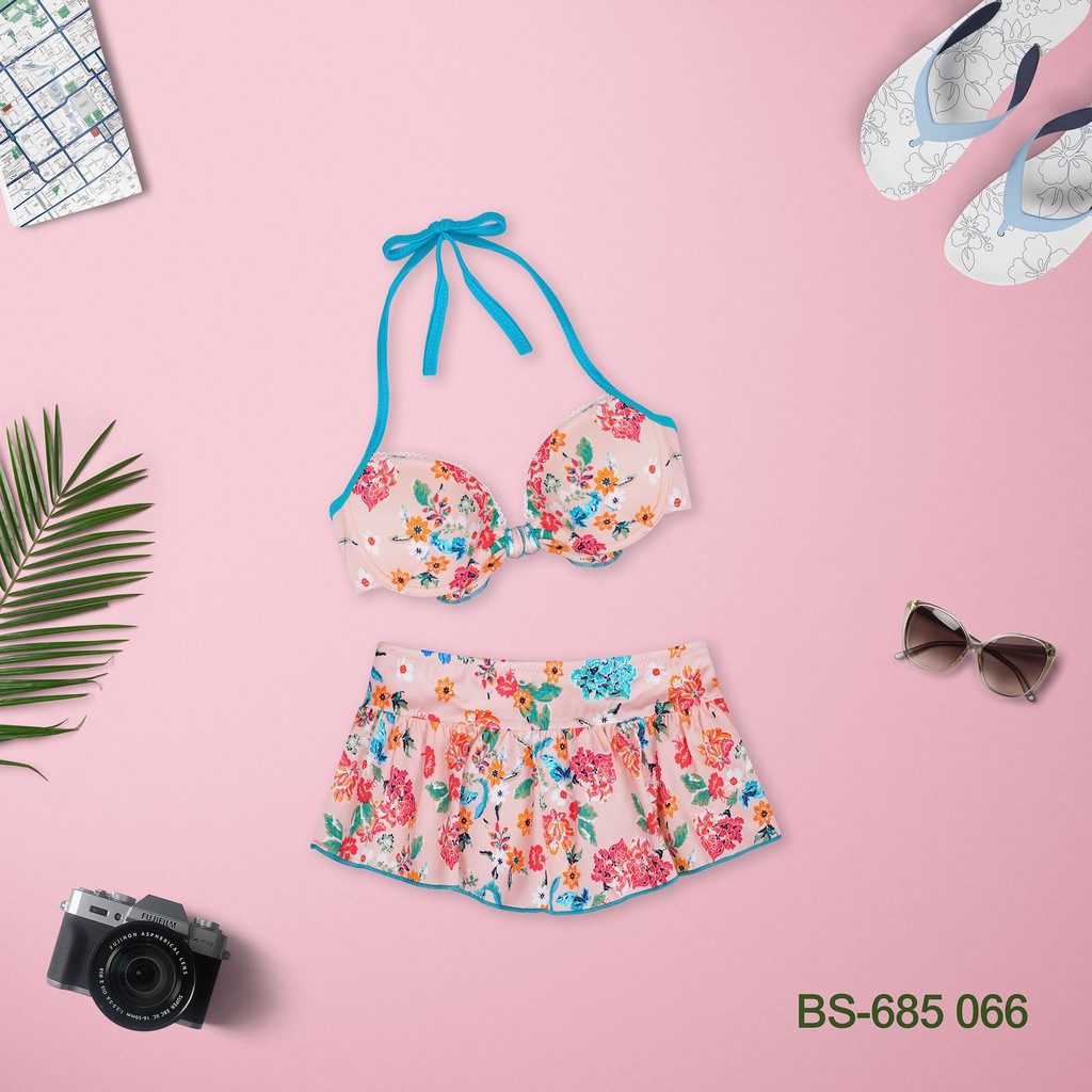 【pico bird】泰國製Bikini 泰國裙裝比基尼 溫泉泳衣BS-7090S