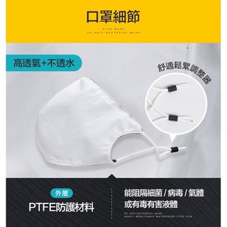 優惠💕全新品 超防禦銅纖維口罩 非醫療型/奈米抗菌銅纖維口罩（可水洗)