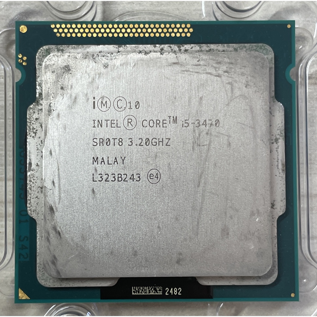 ⭐️【Intel i5-3470 LGA1155】⭐ 不含主機板/有瑕疵/記憶體只能插一條，單通道/無風扇/保固3個月
