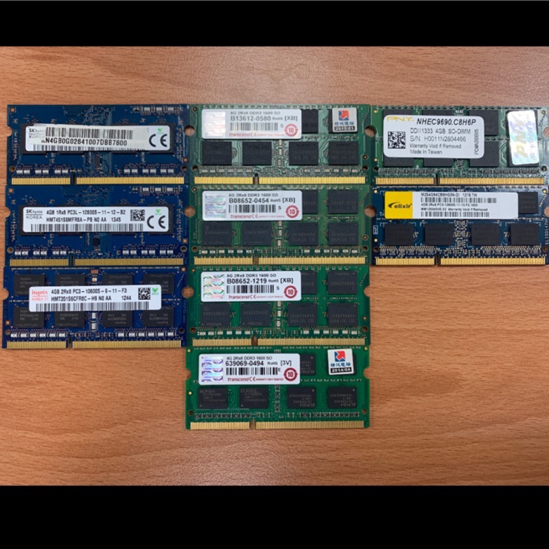 現貨 4g 8g筆電專用記憶體ddr3l雙面16顆粒samsung Adata Nanya南亞 海力士 創見 金士頓 蝦皮購物
