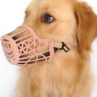 柵欄式狗嘴套 防咬防叫 軟塑料 狗口罩 寵物用品
