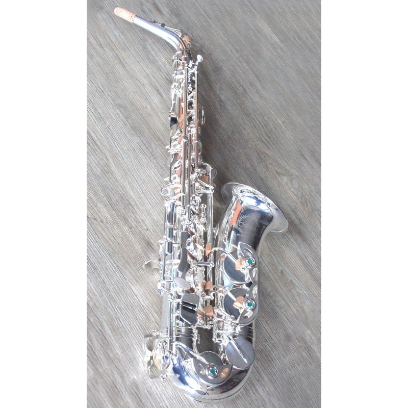 ＊雅典樂器世界＊世界名牌CONN 代工 鍍銀 ALTO SAX 中音薩克斯風 Chateau sax