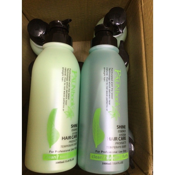 (現貨)葉綠素薄潔淨洗髮精1000ml+葉綠素頭皮調理護髮素1000ml