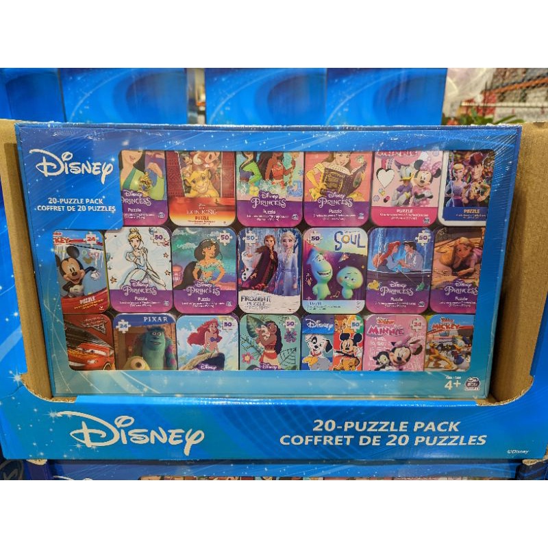 《COSTCO好市多代購》迪士尼授權拼圖 隨身盒拼圖 聖誕禮物 交換禮物 生日禮物 兒童節禮物 賣場2
