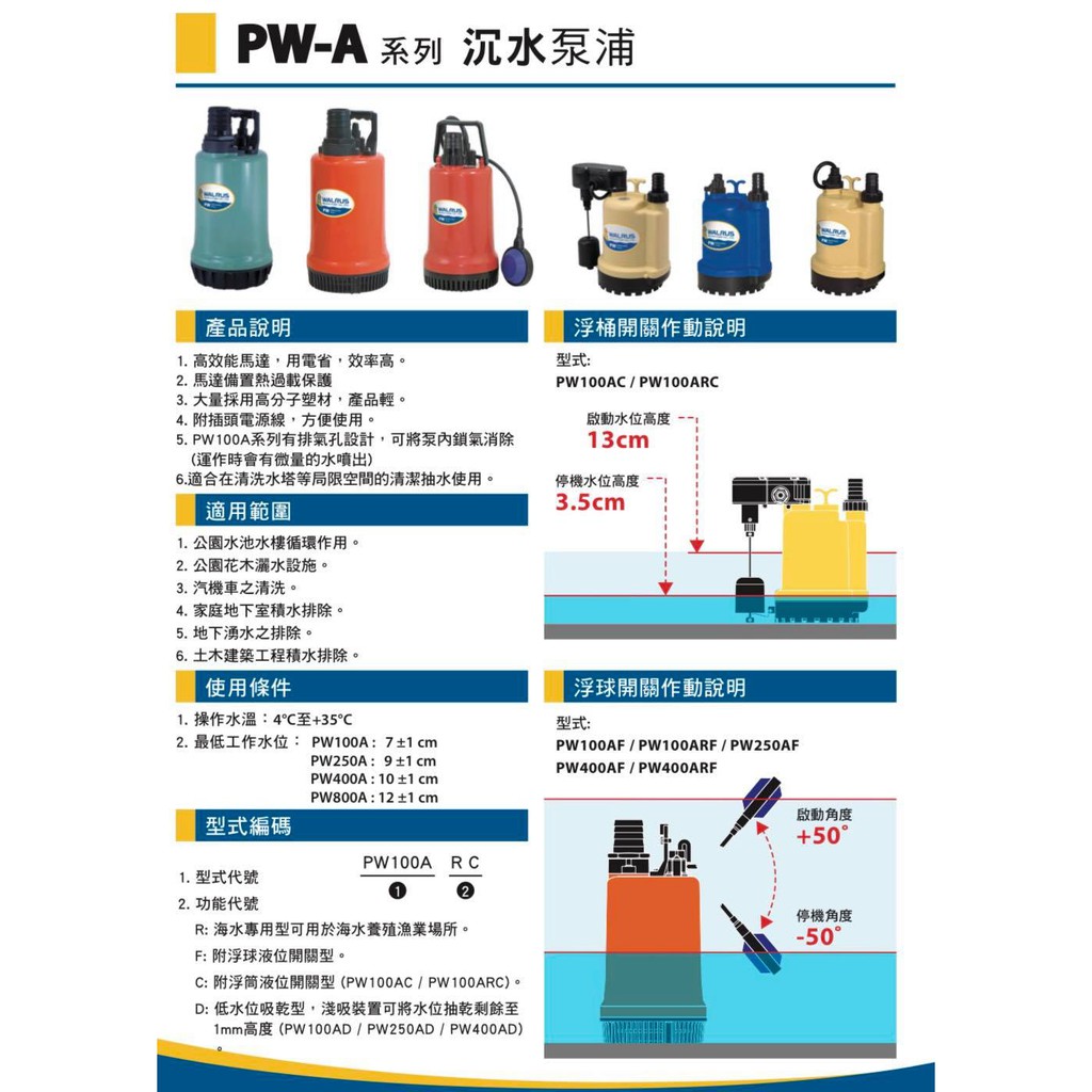 大眾馬達 優惠免運中 大井pw800a沉水泵浦 抽水馬達 高效能馬達 沉水馬達 蝦皮購物