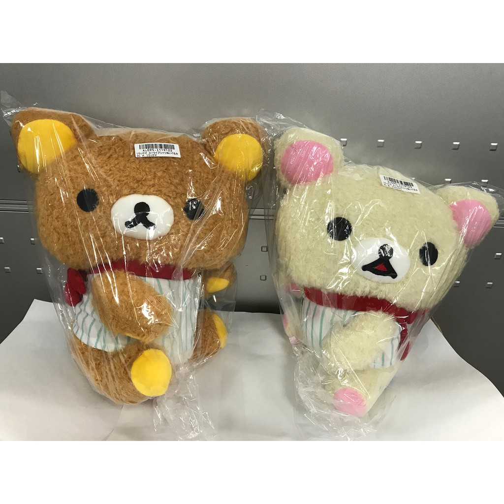 Toreba 日本空運 正版景品 Rilakkuma Korilakuma 拉拉熊 懶懶熊 小白熊 蝴蝶結領巾 玩偶娃娃