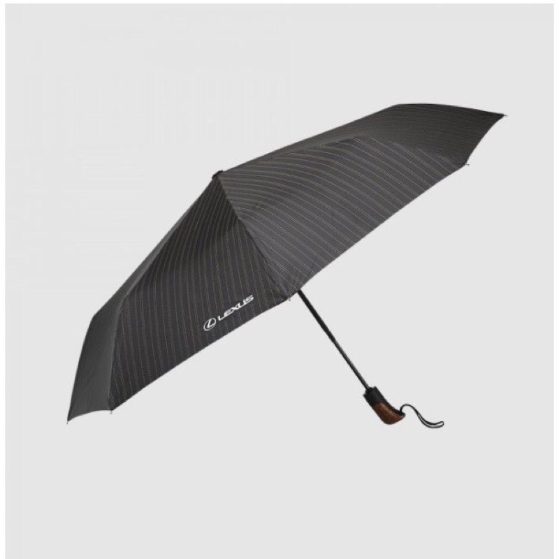 Lexus精品/LEXUS 25吋紳士風格線條折傘/雨傘/折傘