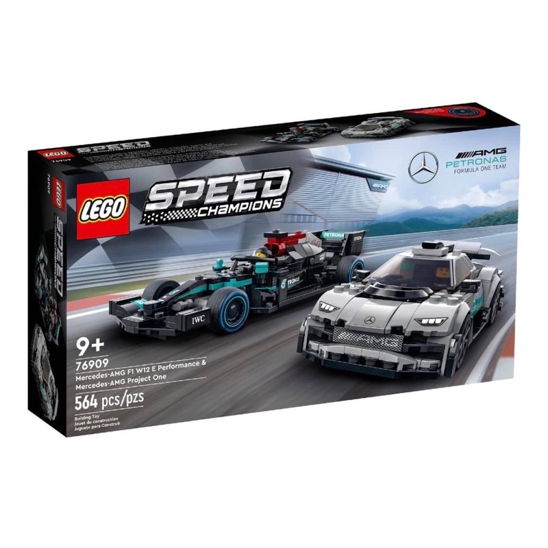 店$1200【台中翔智積木】 LEGO 樂高 76909 Mercedes-AMG F1 &amp; Project One
